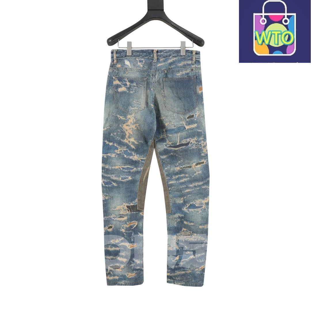 GIVENCHY ジバンシー ダメージジーンズ GIVENCHY Slim-Fit Distressed Jeans for Men | MR PORTER