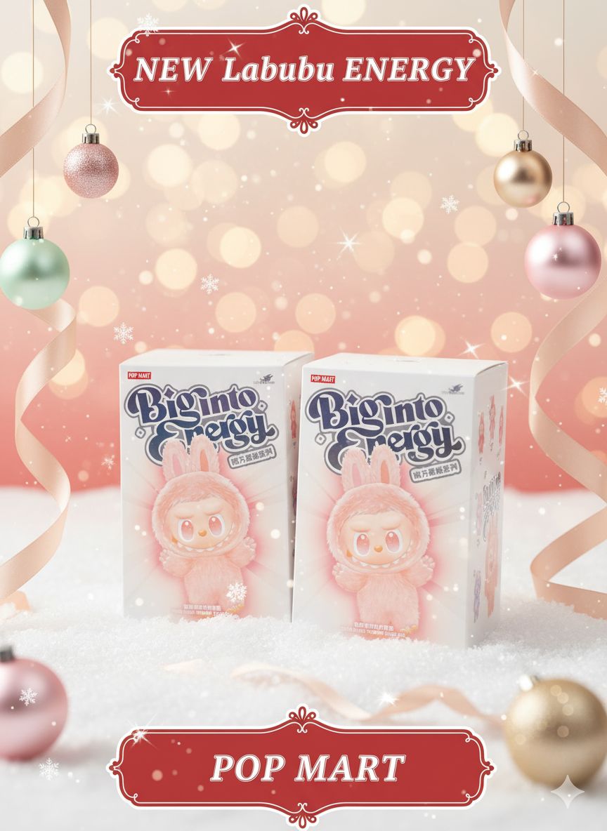 ⭐️ 【正規品・未開封】ラブブ Labubu Big into Energy 2ピース