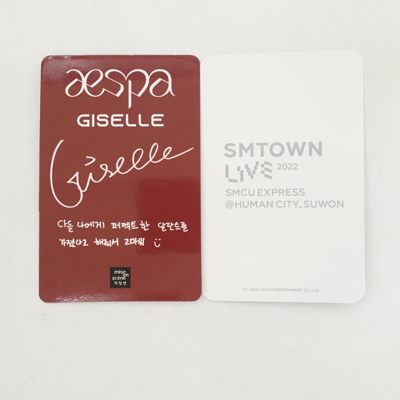 aespa ジゼル Beyond LIVE SMTOWN LIVE 2022 SMCU AR タトゥー