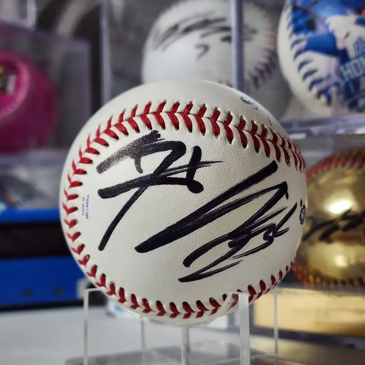 KTウィズ 安賢岷 KBO 公式球 サイン入りサインボール - メルカリ