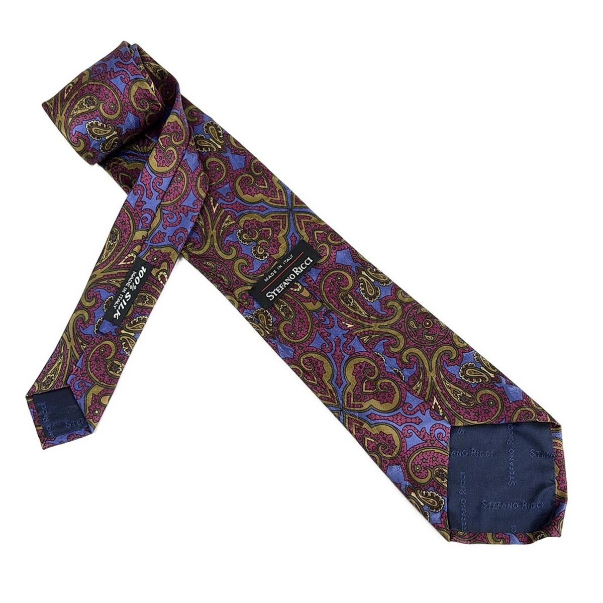 STEFANORICCI(ステファノリッチ) ネクタイ メンズ美品 - ネイビー