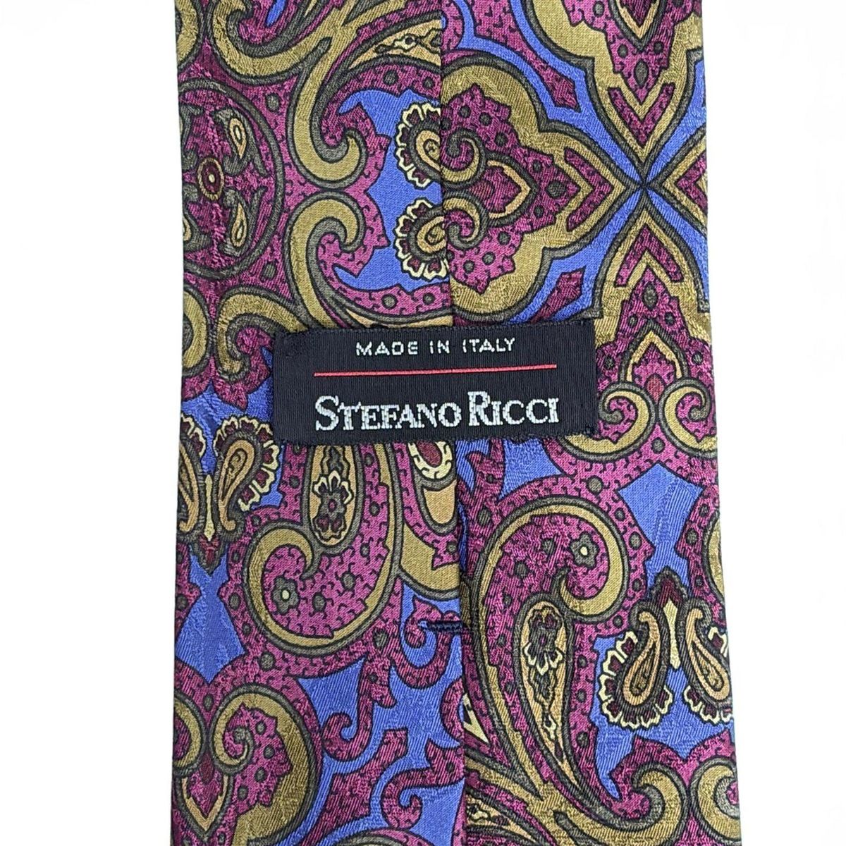 STEFANORICCI(ステファノリッチ) ネクタイ メンズ美品 - ネイビー