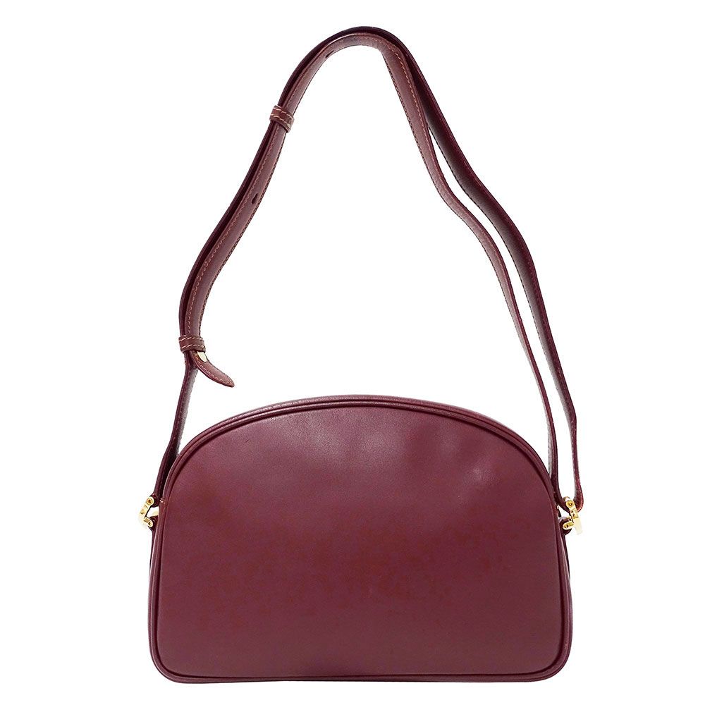 カルティエ　Cartier ショルダーバッグ　ボルドー Cartier カルティエ ハンドバッグ ショルダーバッグ マストC MM