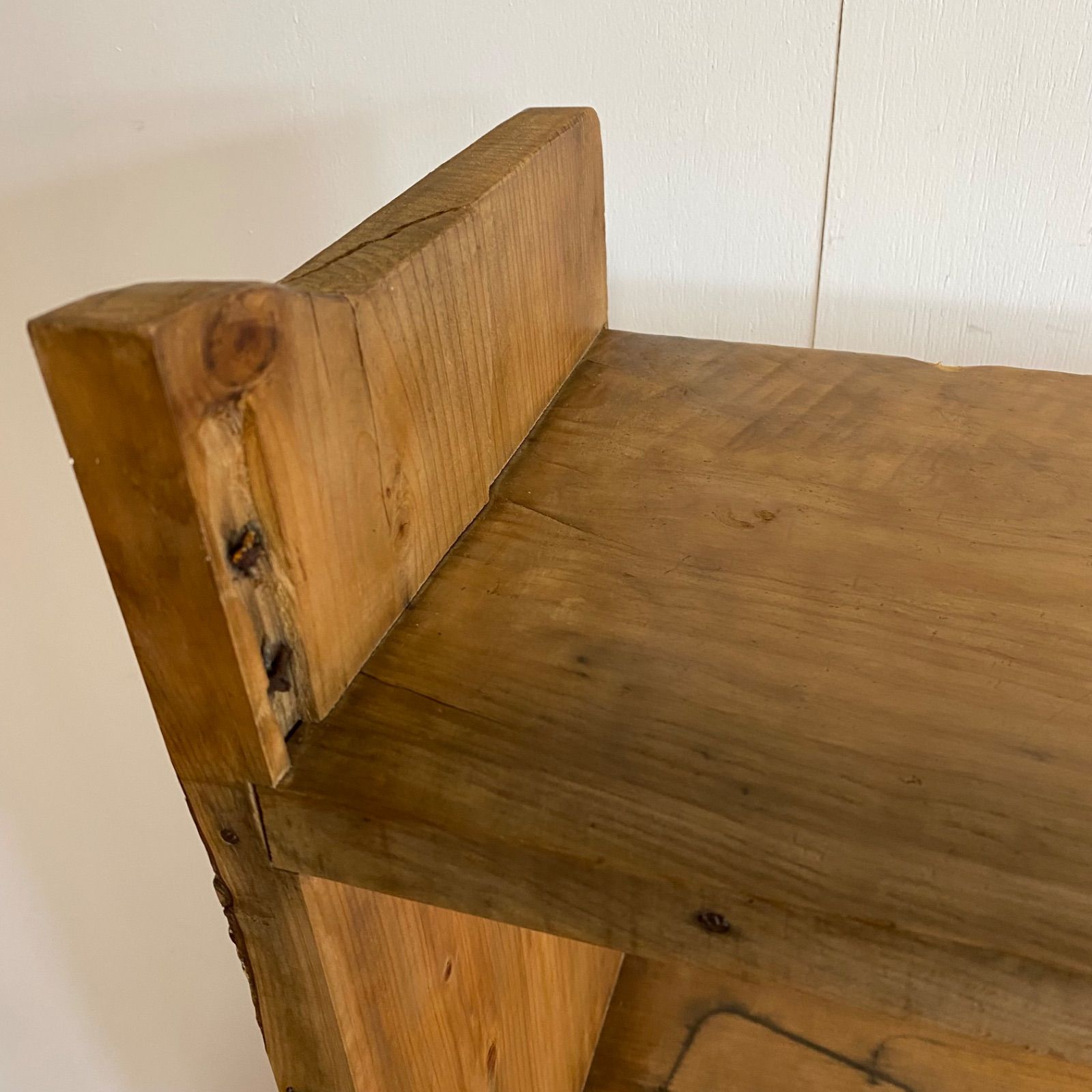 アンティーク オープンラック シェルフ 収納棚 古家具 シンプル 無垢材