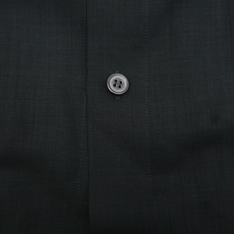 LA6514 イッセイ ミヤケ 長袖シアーカットソー ブラック ポリエステル２. LA6514 イッセイ ミヤケ 長袖シアーカットソー ブラック ポリエステル