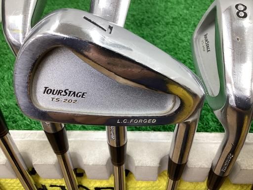 SALE，得価 【中古】 ブリヂストン TOURSTAGE TS-202 8S アイアンセット IR NS PRO 950GH (フレックスS) メンズ 男性用 右利き 右用 Dランク ゴルフクラブ 単体アイアン