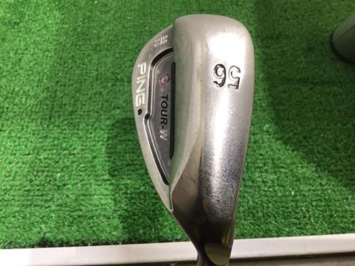 【中古】 ピン TOUR-W シルバークローム 56/10 USA ウェッジ WG PING AWT (フレックスS) メンズ 男性用 右利き 右用 Cランク ゴルフクラブ