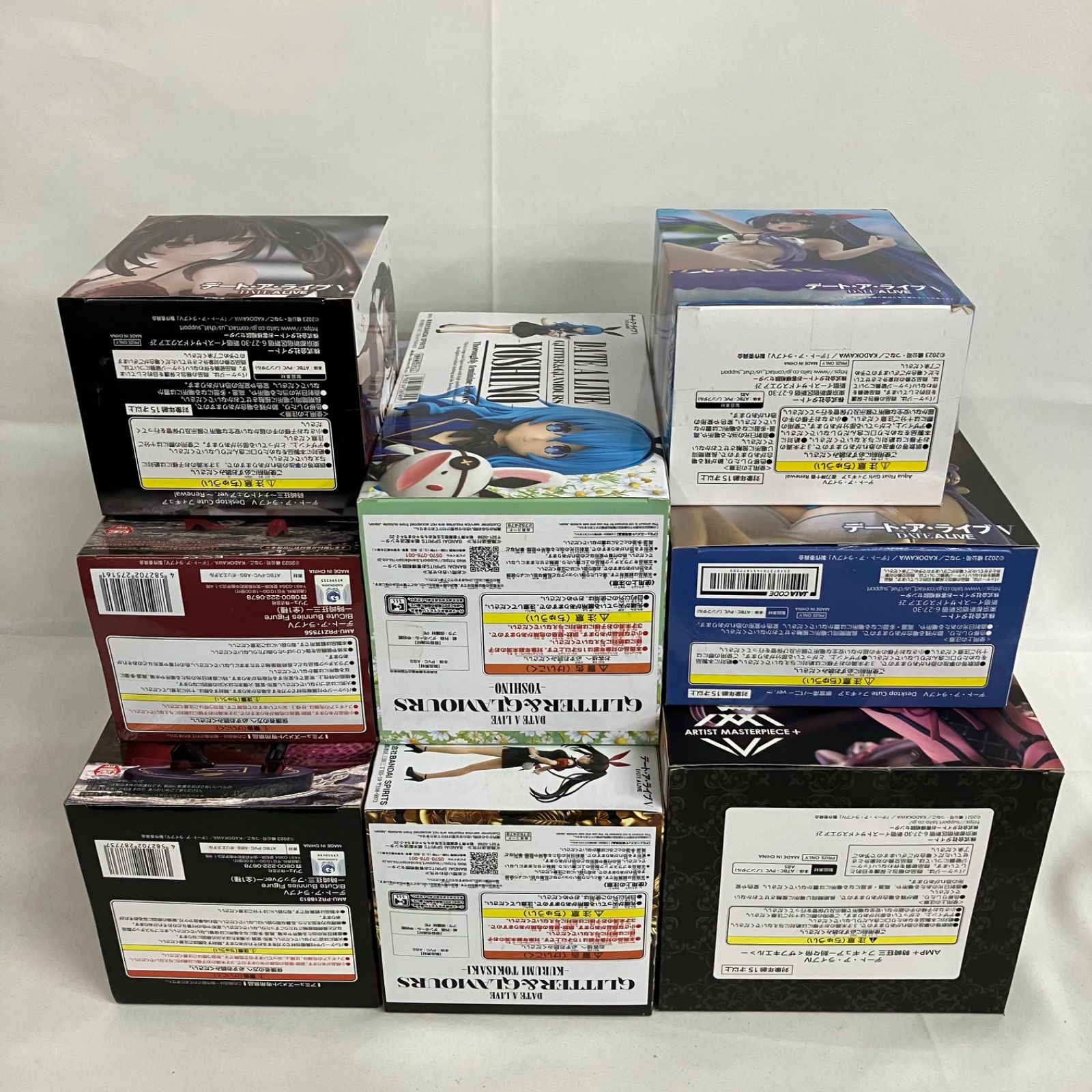 未開封 デート・ア・ライブ 時崎狂三 他 フィギュア 8個セット SFJ354