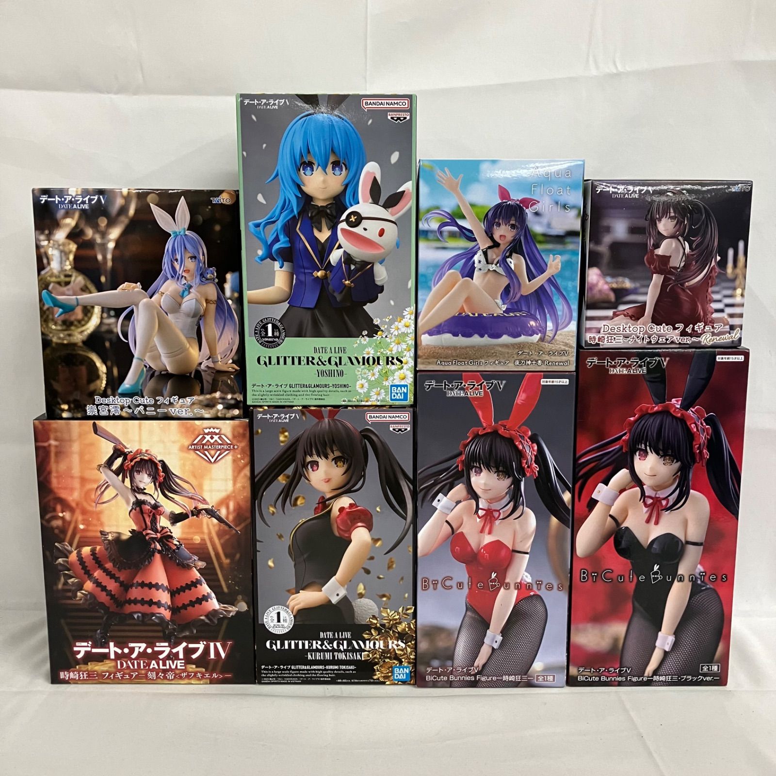 デート・ア・ライブフィギュア まとめ売り 未開封 デート・ア・ライブ 時崎狂三 他 フィギュア 8個セット SFJ354