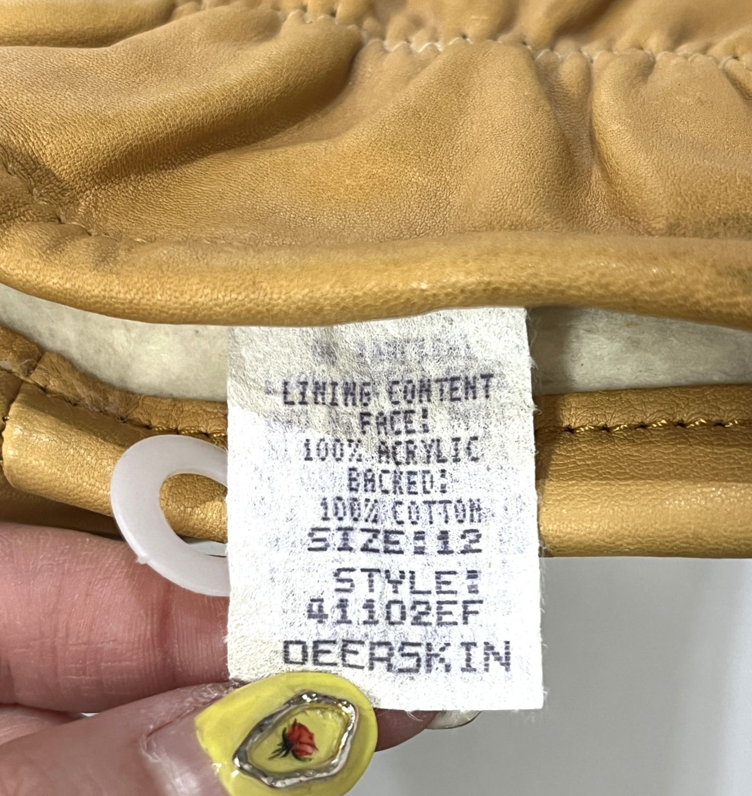 90s USA製 デッドストック BERLIN GLOVE｜ベルリングローブ 天然 鹿革