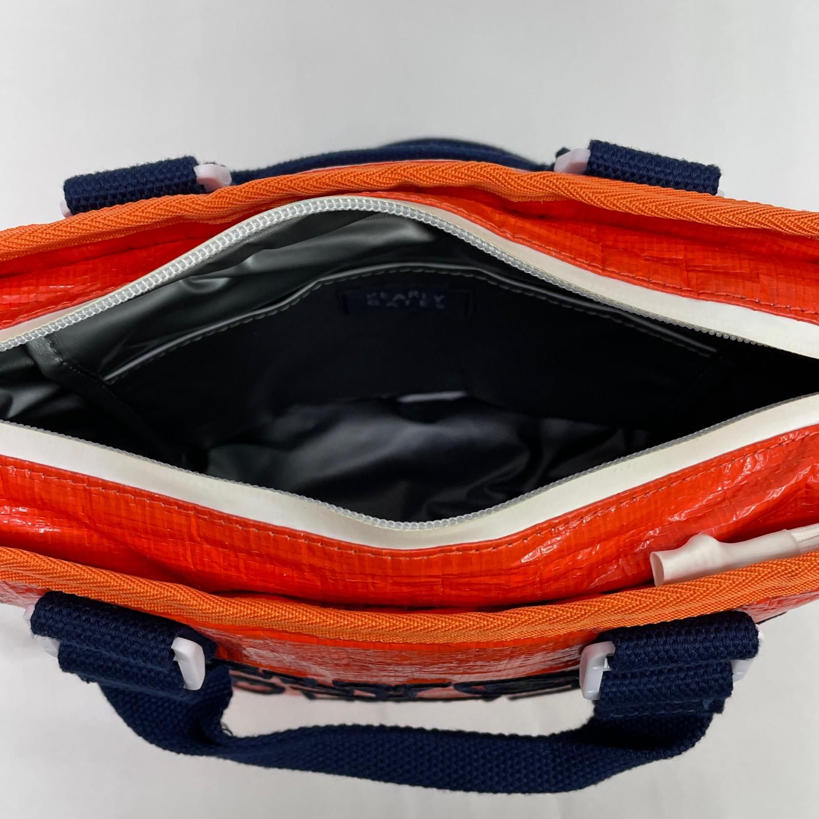 パーリーゲイツ　保冷カートバッグ　オレンジ　新品 パーリーゲイツ PEARLY GATES カートバッグ オレンジ ラウンドバッグ