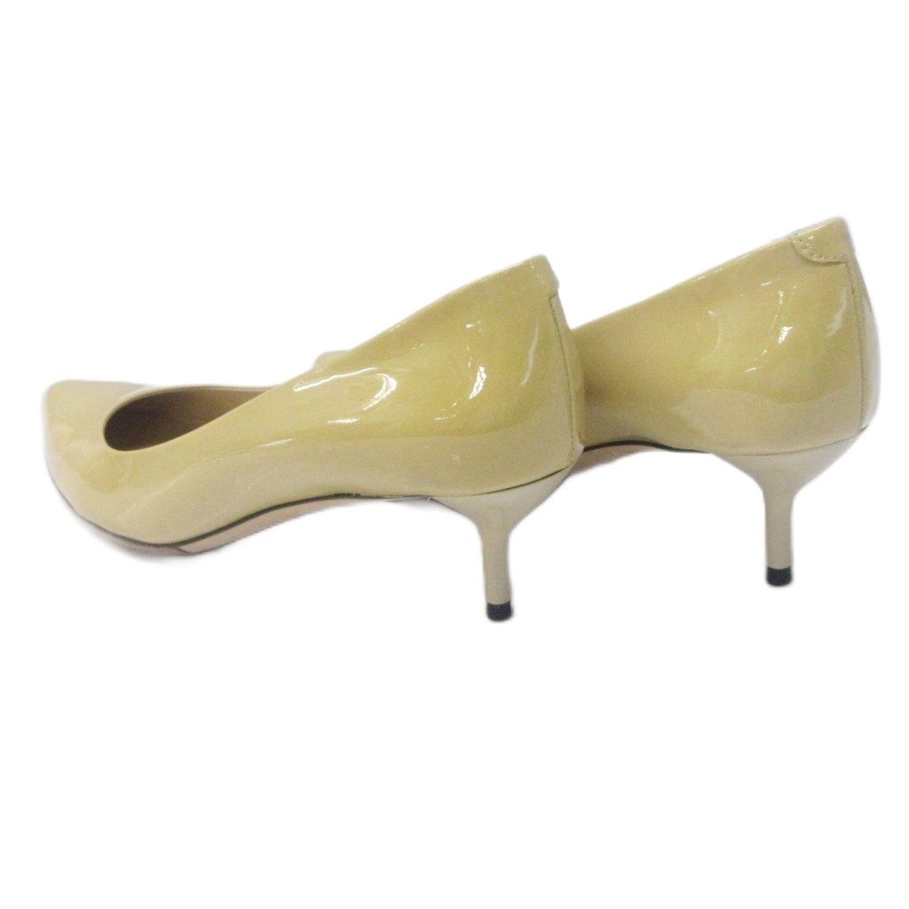グッチ GUCCI パンプス エナメル レザー アーモンドトゥ ヒール 35 1/2