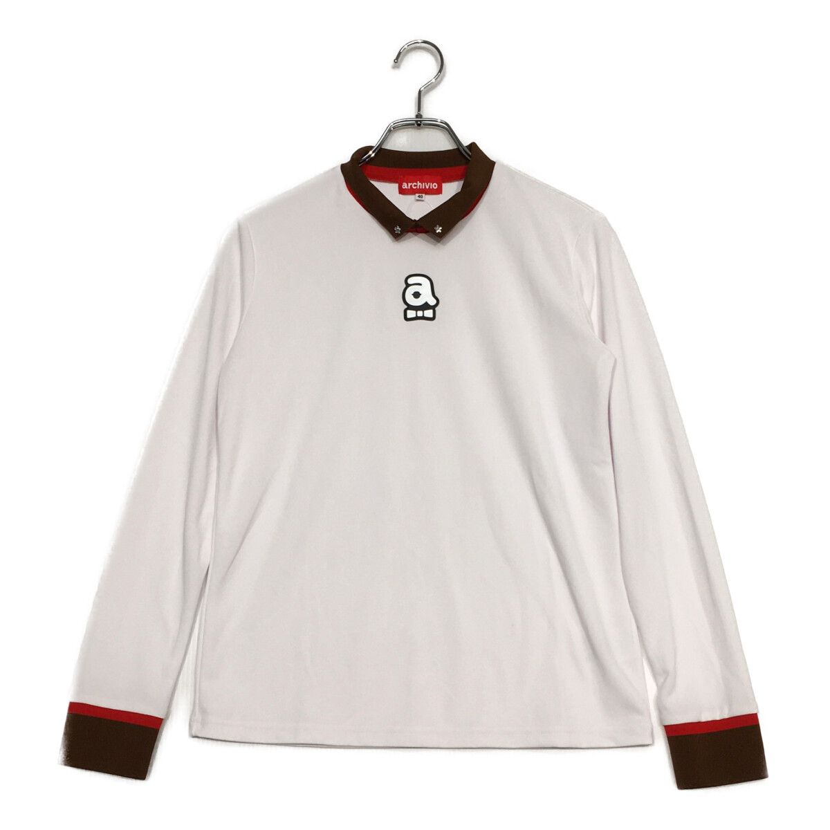 中古 レディース アルチビオ archivio 長袖シャツ 40(L) 白 ホワイト