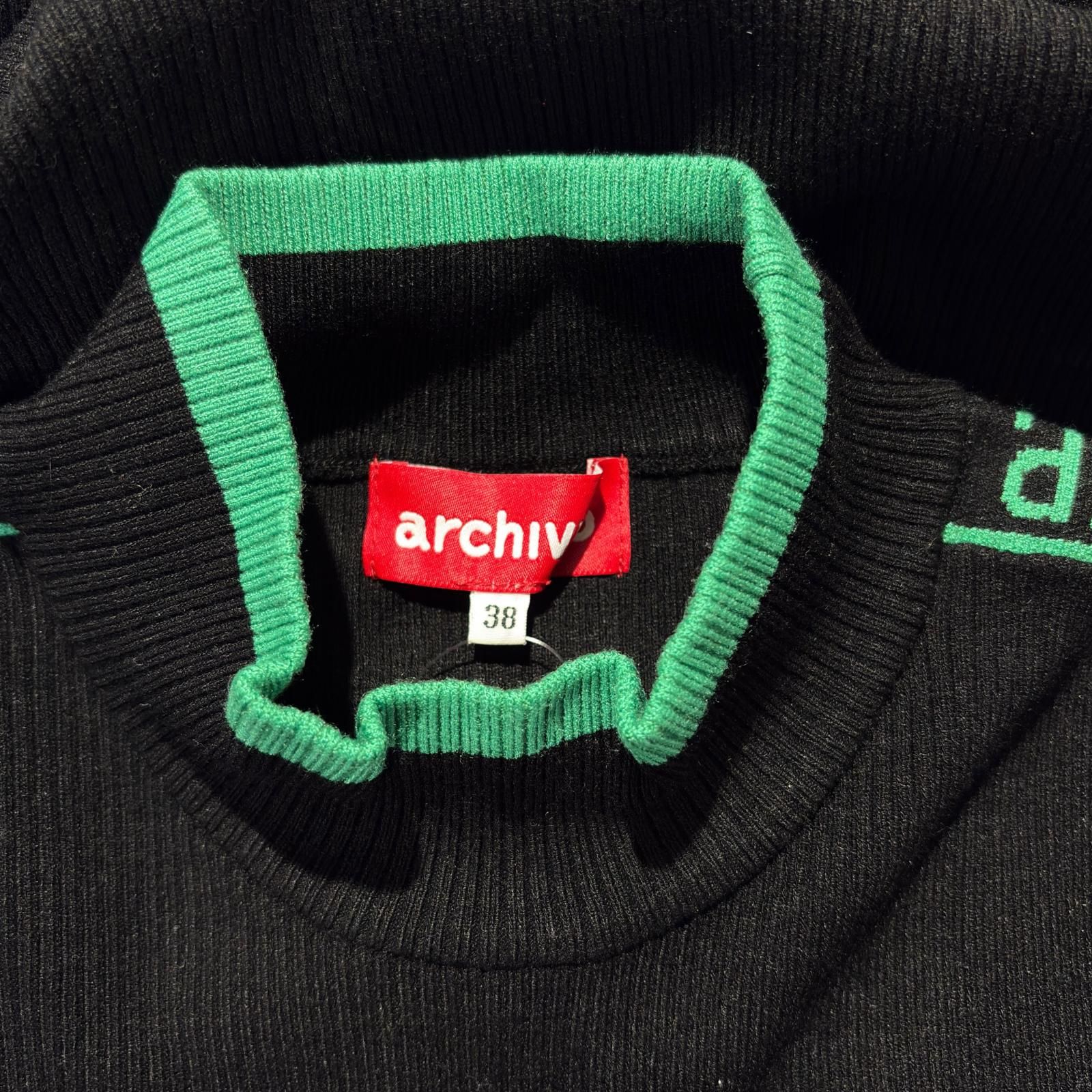 中古 レディース アルチビオ archivio セーター 38(M) 黒 ブラック