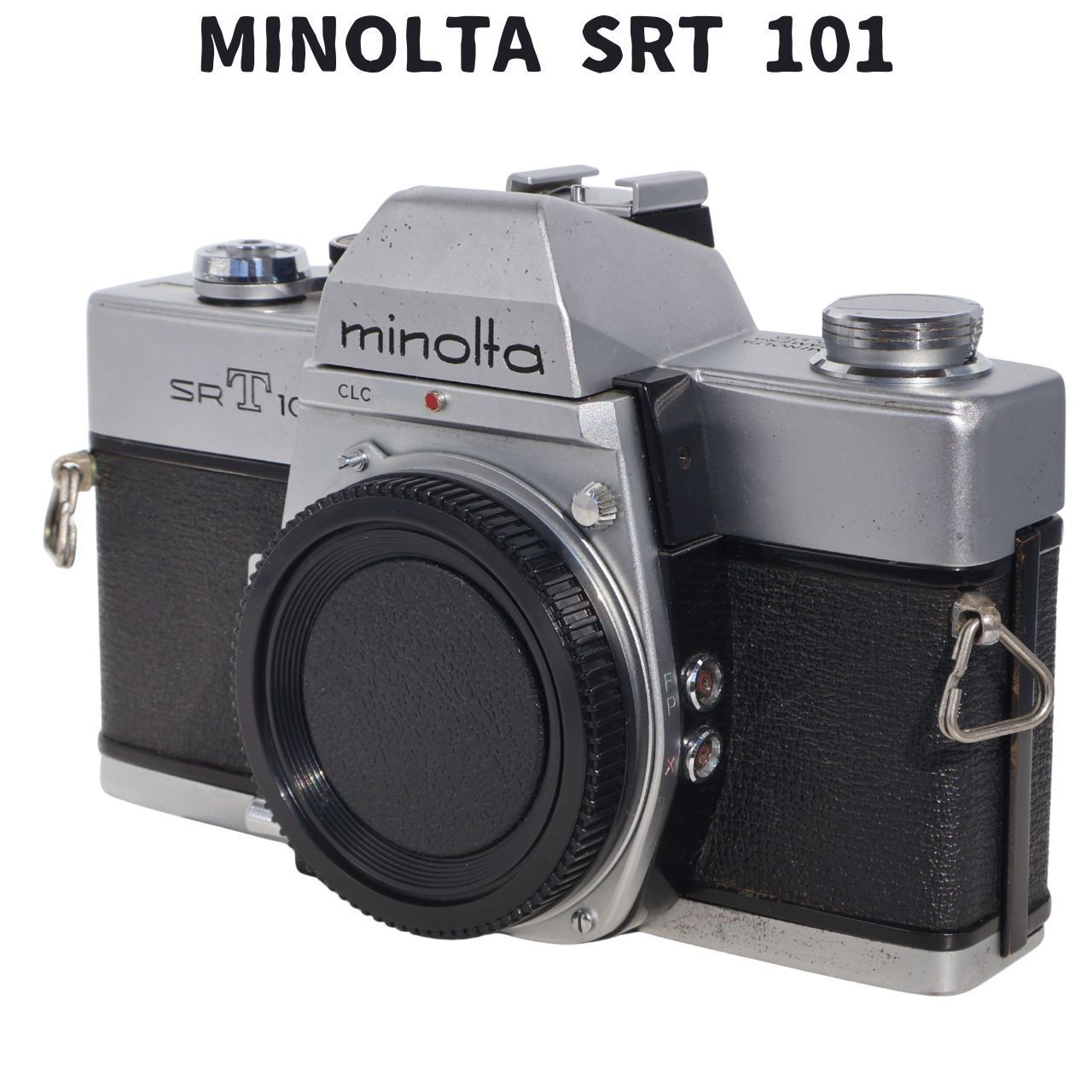 ミノルタ SR-T101 ボディ シルバー MINOLTA SRT 101 シルバーボデイ ベスト 整備済 美品] 完動品