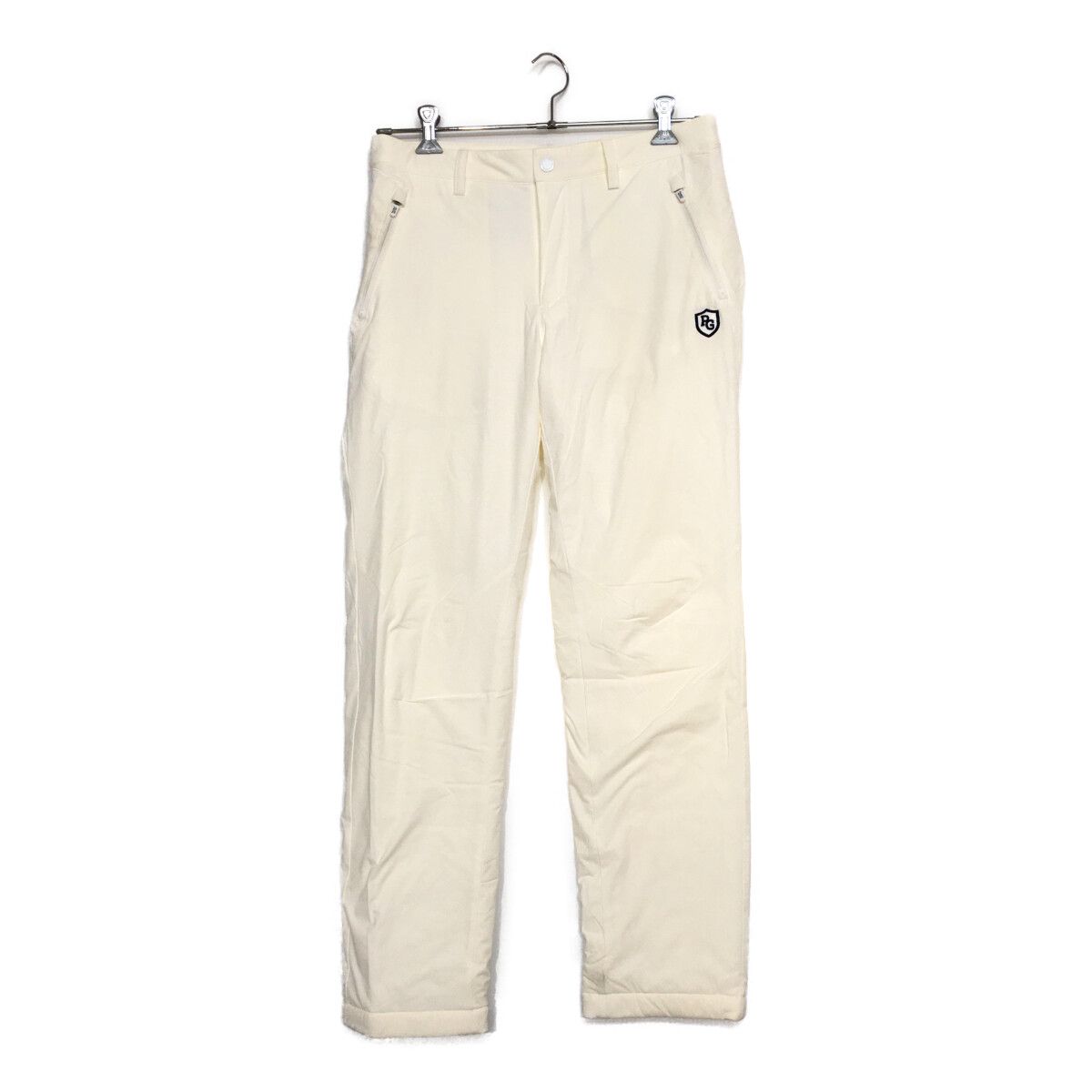 PEARLY GATES パーリーゲイツ　中綿パンツ　メンズ　白　ホワイト　4 メンズ パーリーゲイツ PEARLY GATES パンツ 4(M) 白 ホワイト 訳あり 中綿