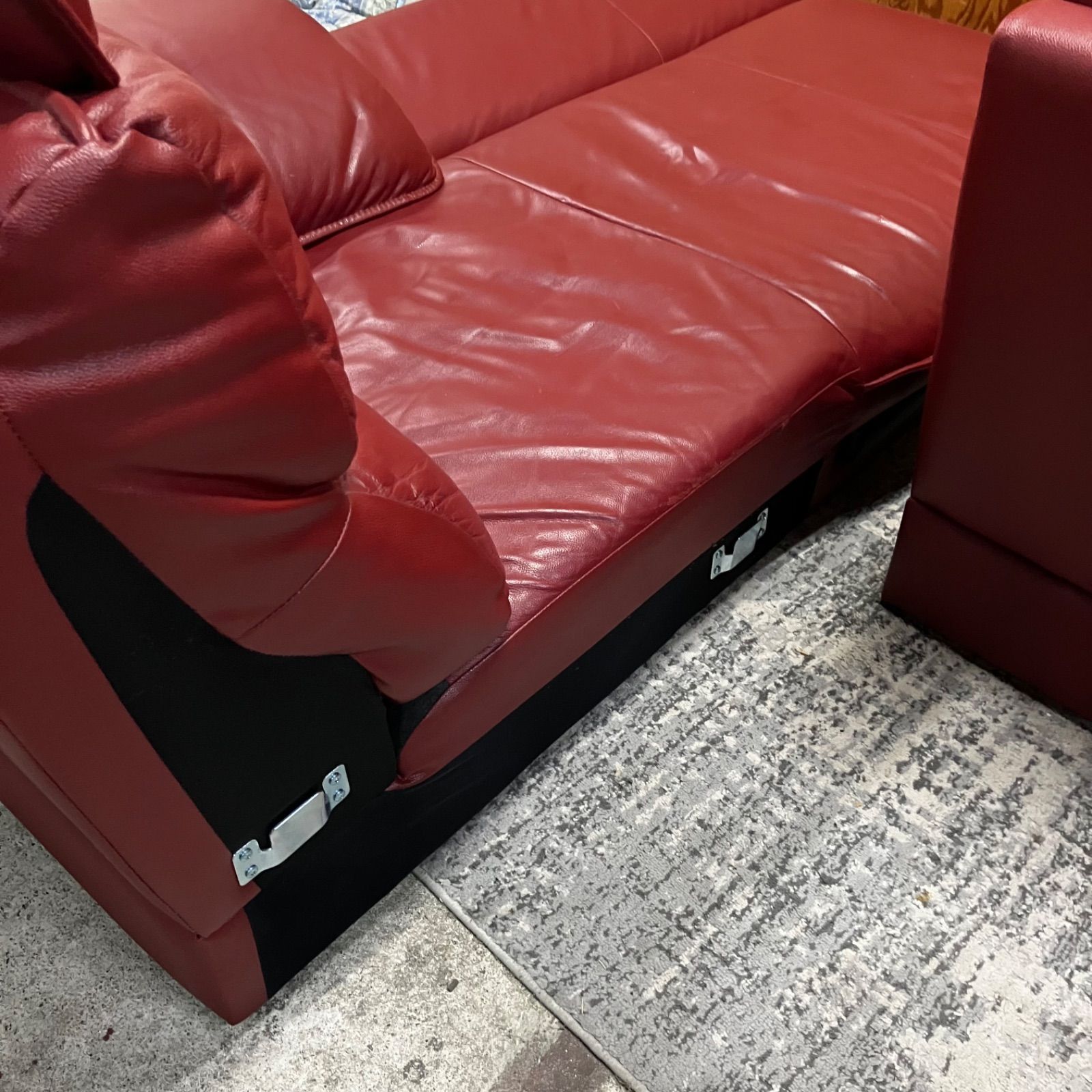 竹ソファー  大幅値下げ交渉OK❗ 浜本工芸 (ハマモトコウゲイ) 1人掛けソファー グリーン 回転式 A