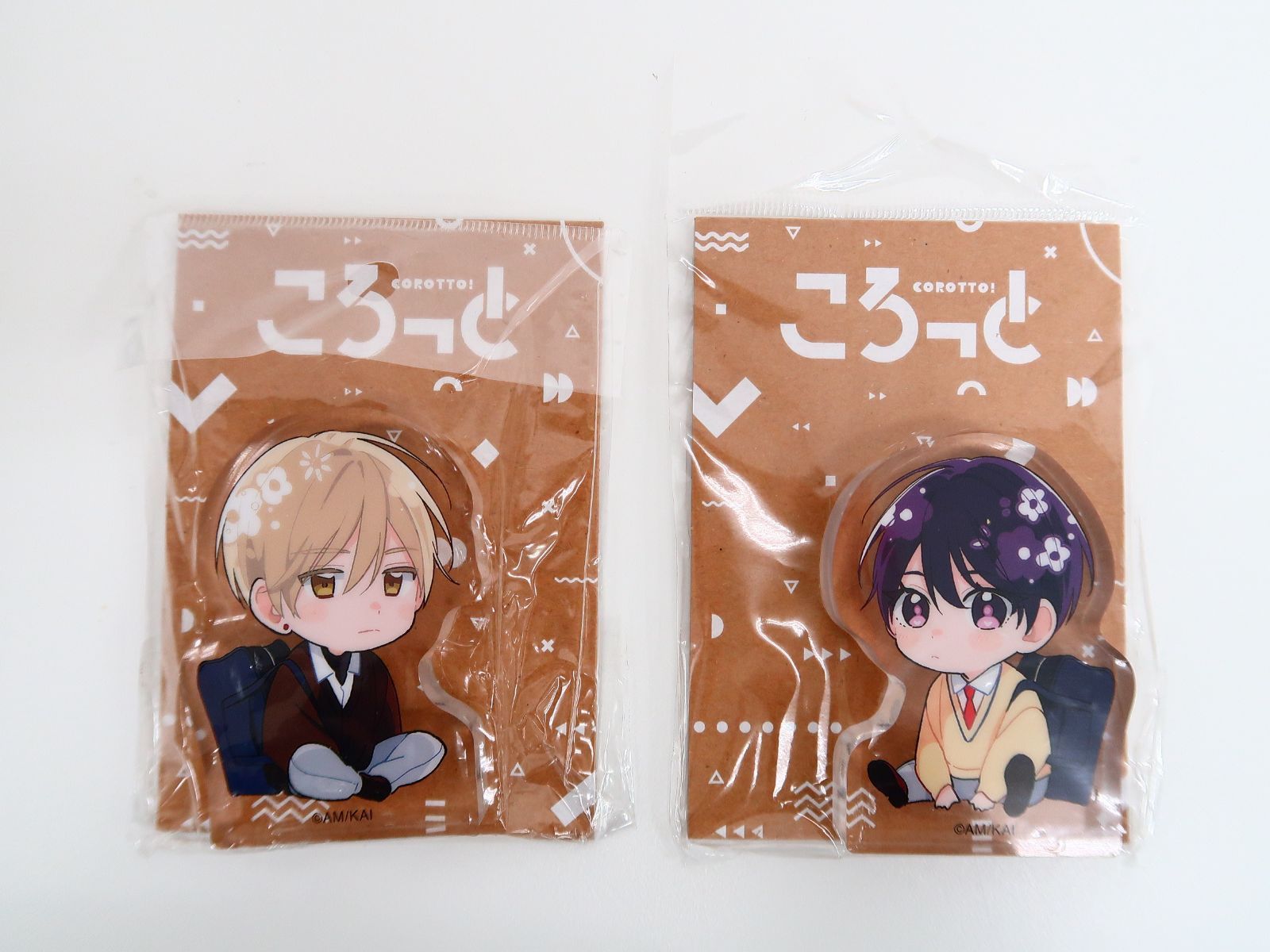 常盤蒼司 楪郁巳 ナカまであいして 百瀬あん コロッタ アクリルキーホルダー 中古】キーホルダー 楪郁巳＆常盤蒼司(ブルー) 「ナカまであいして