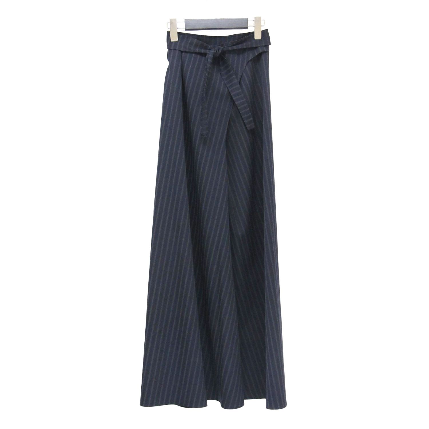 BACCA バッカ スカート ネイビー 紺 サイズ:36(M) | 21秋冬 ストライプ
