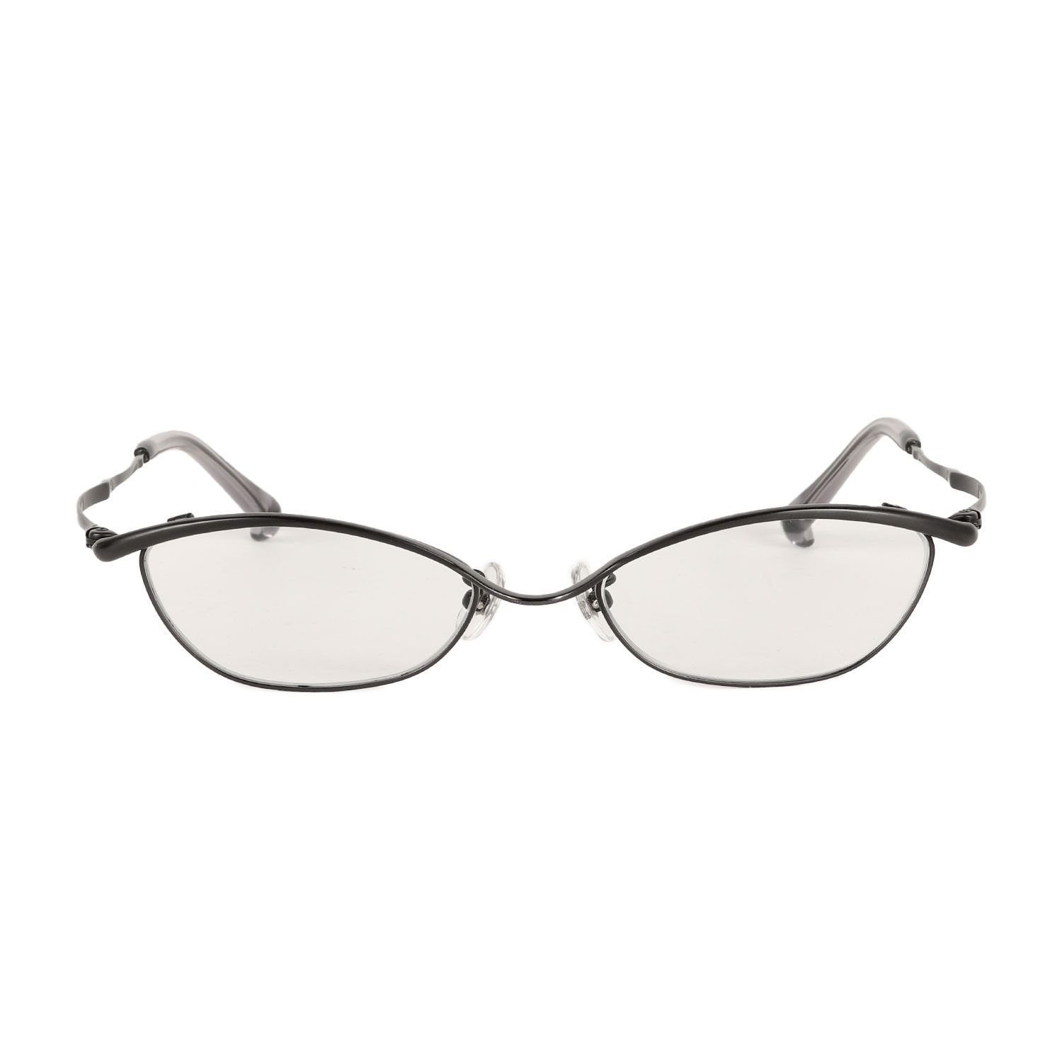 初期！希少！999.9フォーナインズ S-206T チタンフレーム シルバー 999.9/Four Nines フォーナインズ チタンフレーム メガネ(S201-T