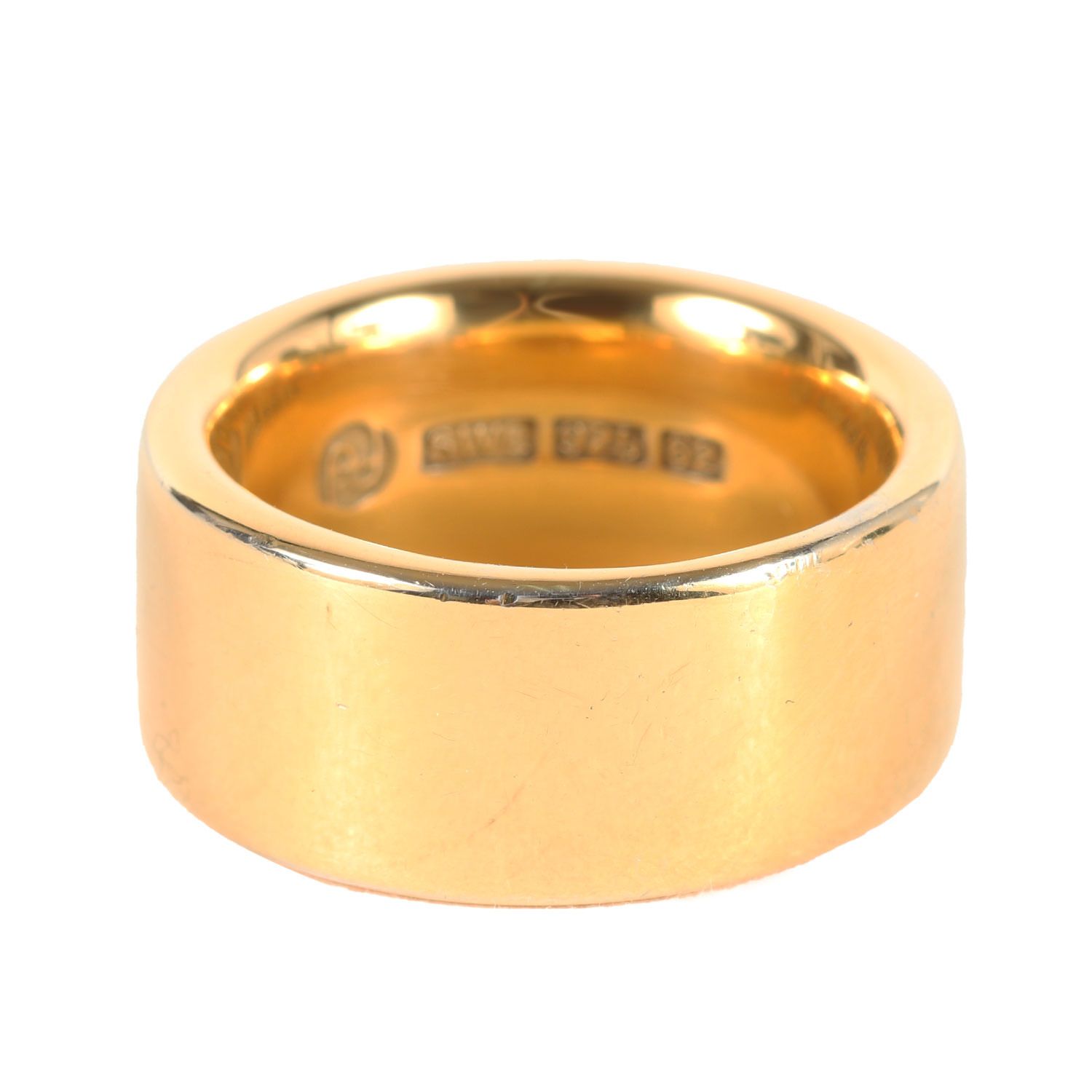 新品正規品 All Blues TIRE RING WIDE ゴールド 62 美品】All Blues オールブルース リング サイズ:62(21号相当) | ワイド