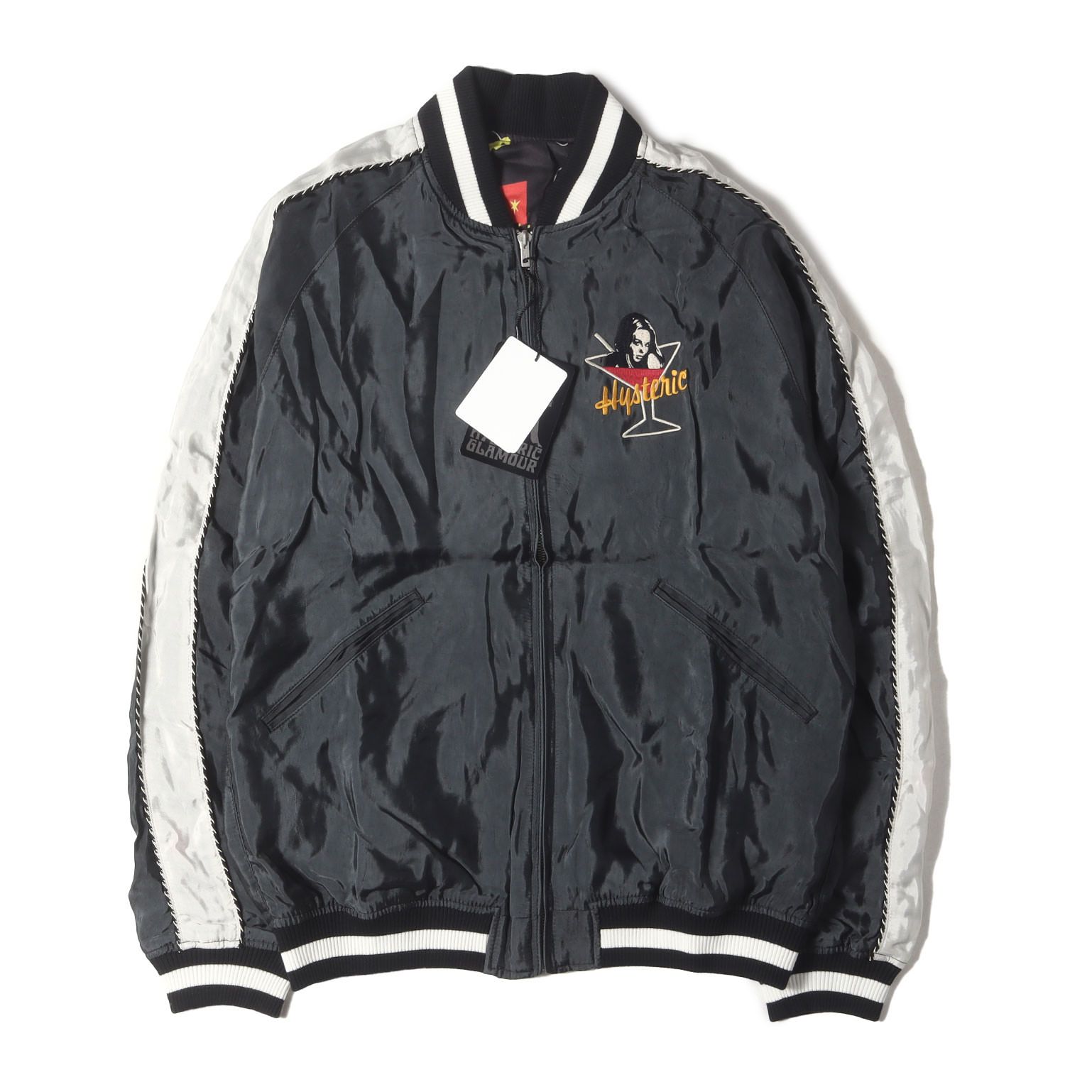 新品】HYSTERIC GLAMOUR ヒステリックグラマー スカジャン ブラック 黒