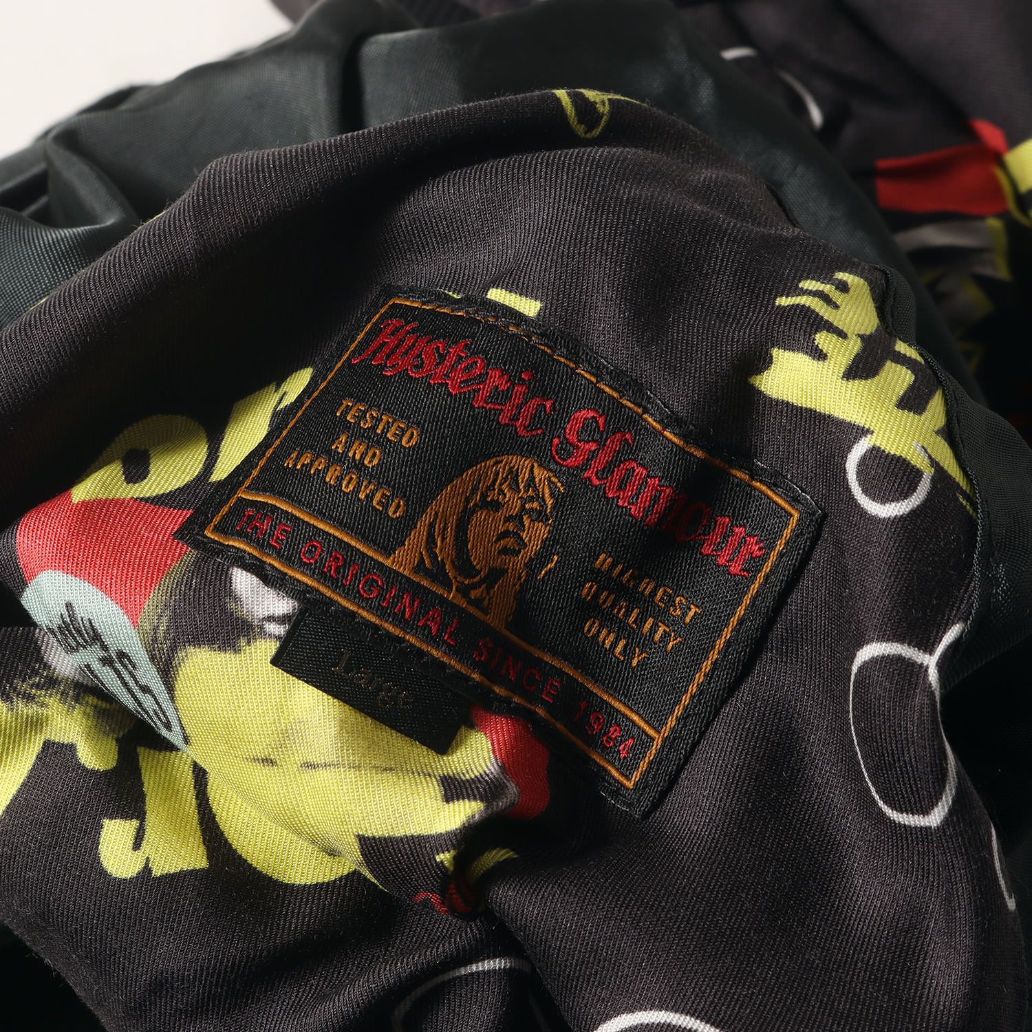 新品】HYSTERIC GLAMOUR ヒステリックグラマー スカジャン ブラック 黒