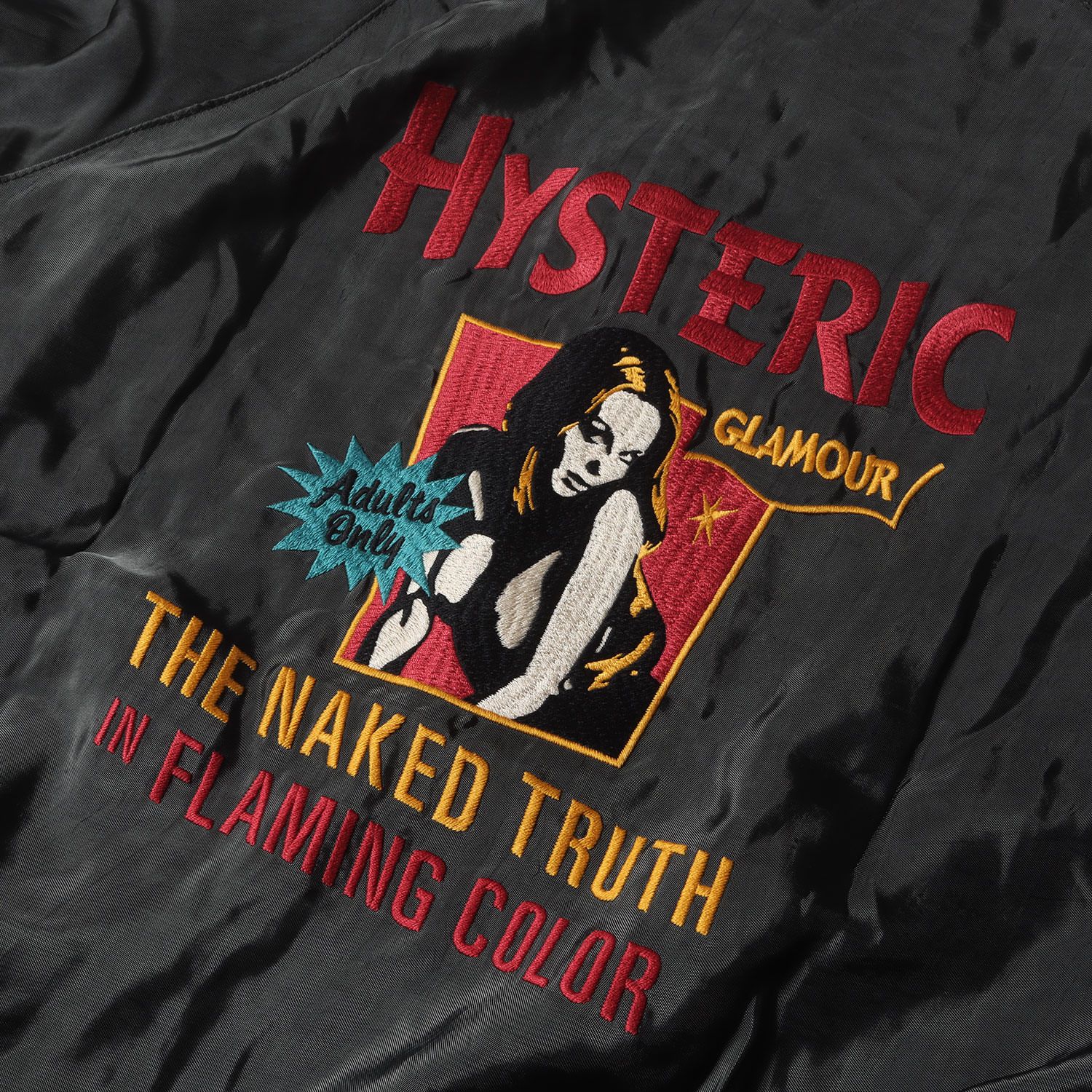 新品】HYSTERIC GLAMOUR ヒステリックグラマー スカジャン ブラック 黒
