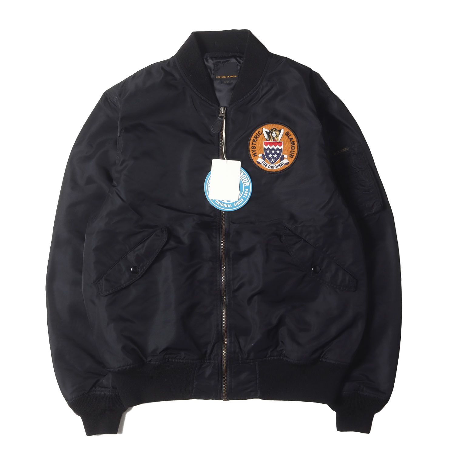 【美品L】HYSTERIC GLAMOUR フライトジャケット スパイダー刺繍 美品L】HYSTERIC GLAMOUR フライトジャケット スパイダー刺繍