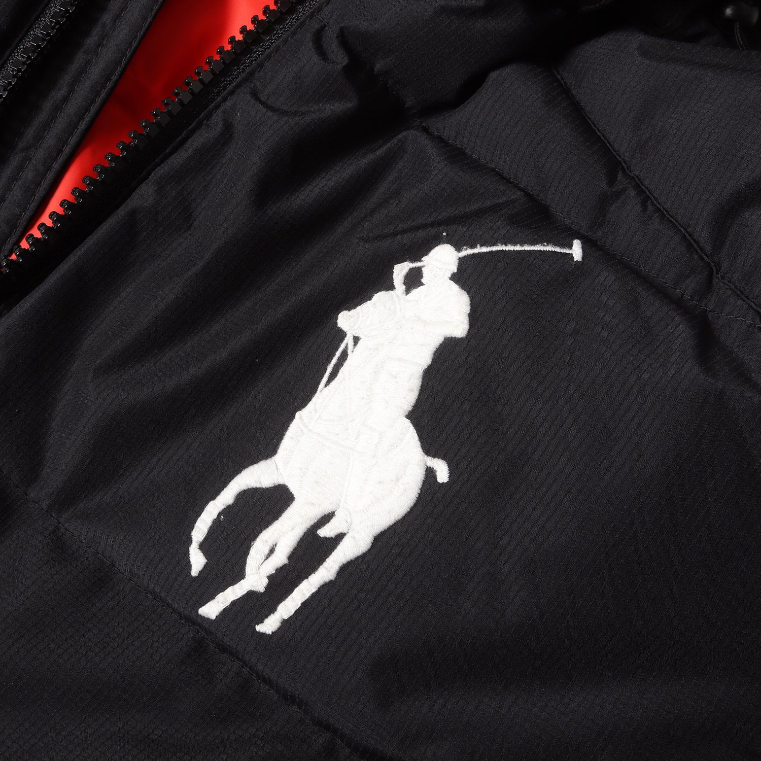希少 ポロラルフローレン ナイロンブルゾン ジャケット ポニーなし ブラック 日本未発売 Polo Ralph Lauren ナイロンジャケット “BLACK