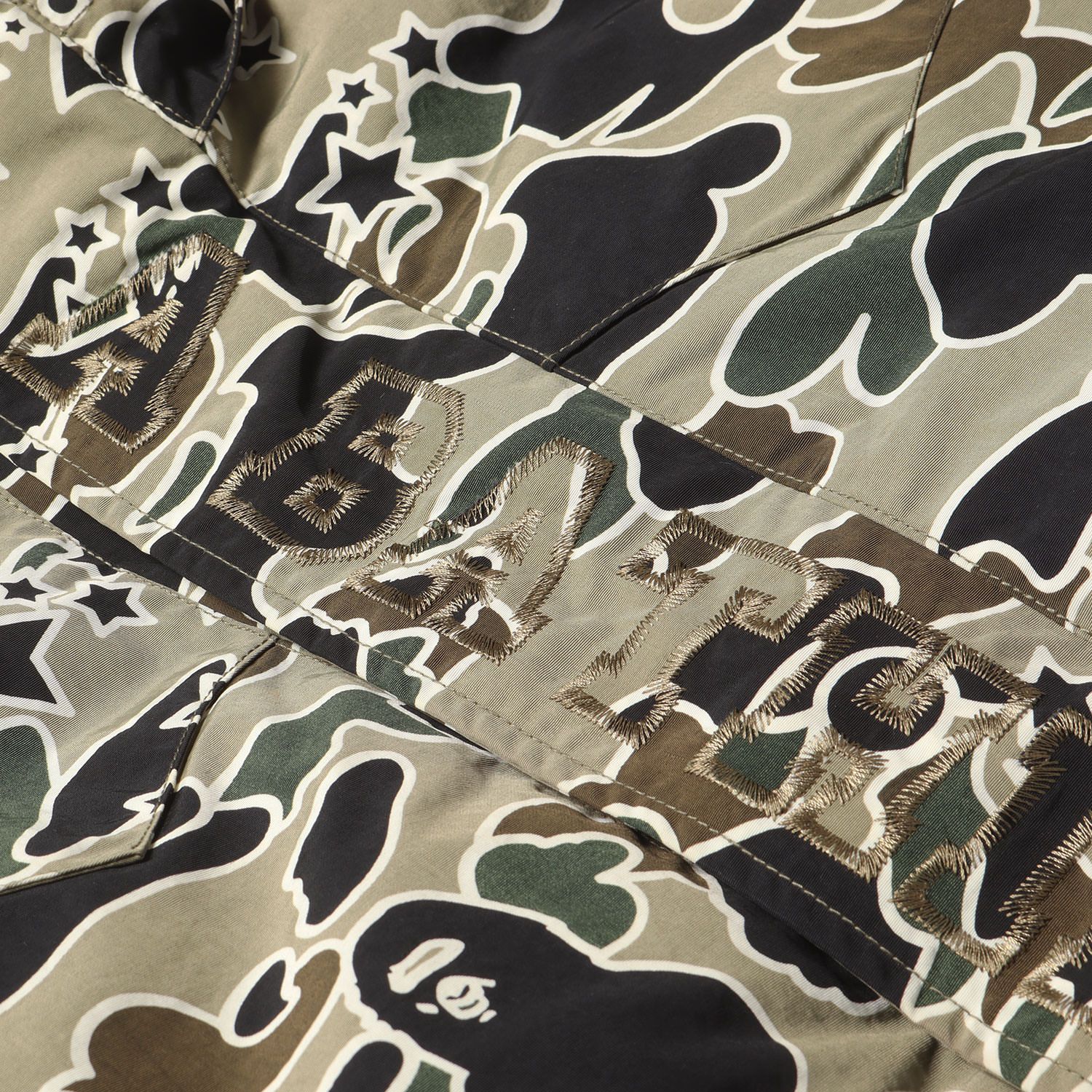 A BATHING APE ア ベイシング エイプ ジャケット グリーンカモ サイズ