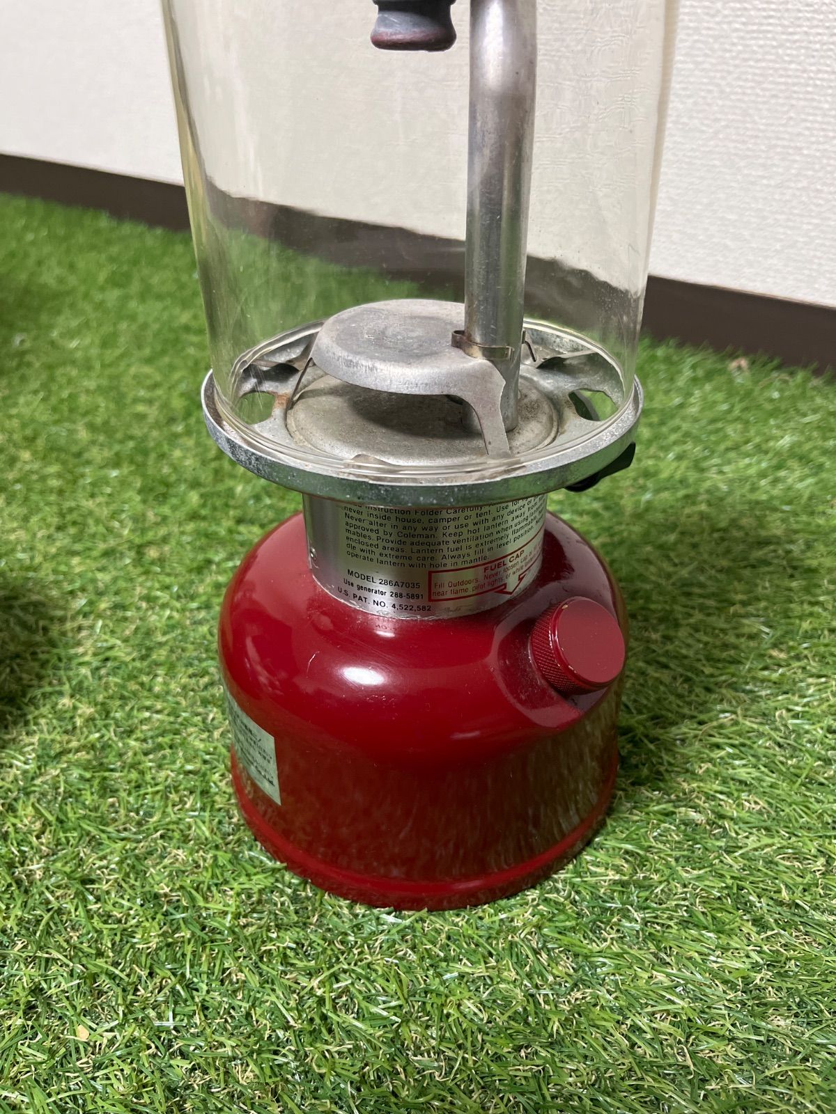 Coleman コールマン 1989年製 ガソリンランタン 286A7035 レッド ワン