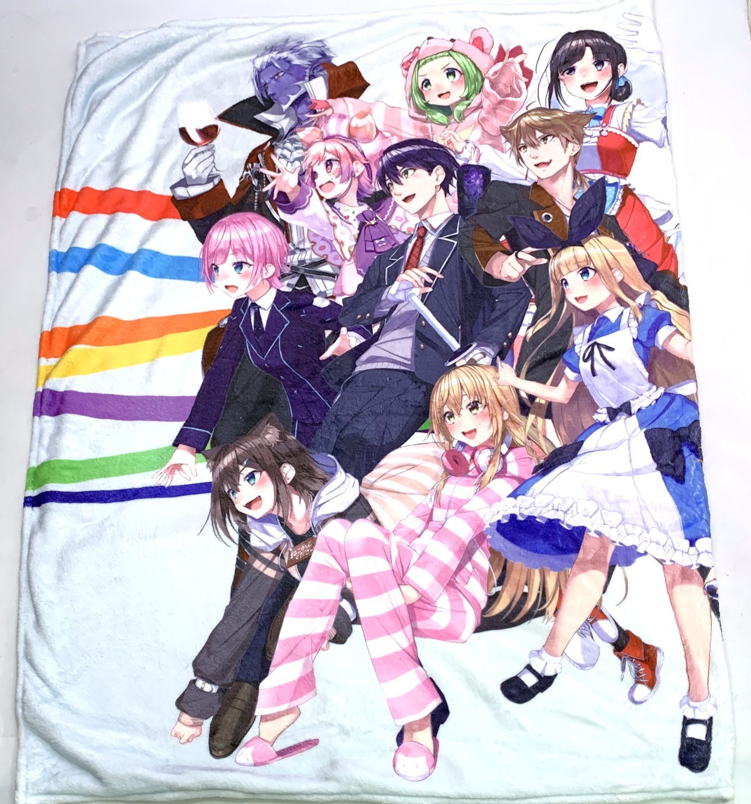 にじさんじ 特大ブランケット C95 ねづみどし 月ノ美兎 剣持刀也 1期生