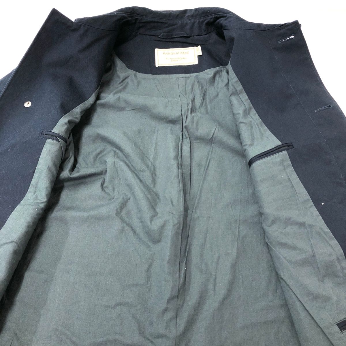 MAISON KITSUNE メゾンキツネ ステンカラーコート 最も安い サイズ:M