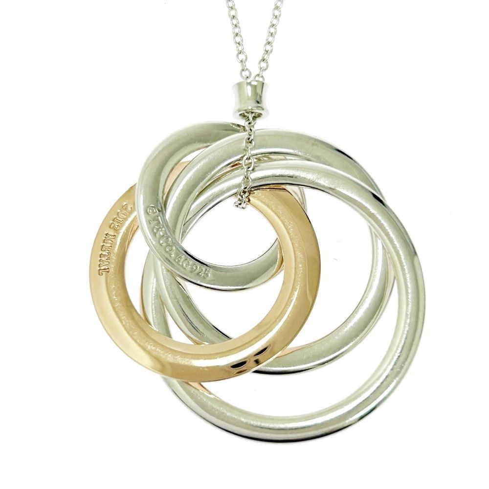 中古】TIFFANY&Co. ティファニー シルバー 1837 インターロッキング