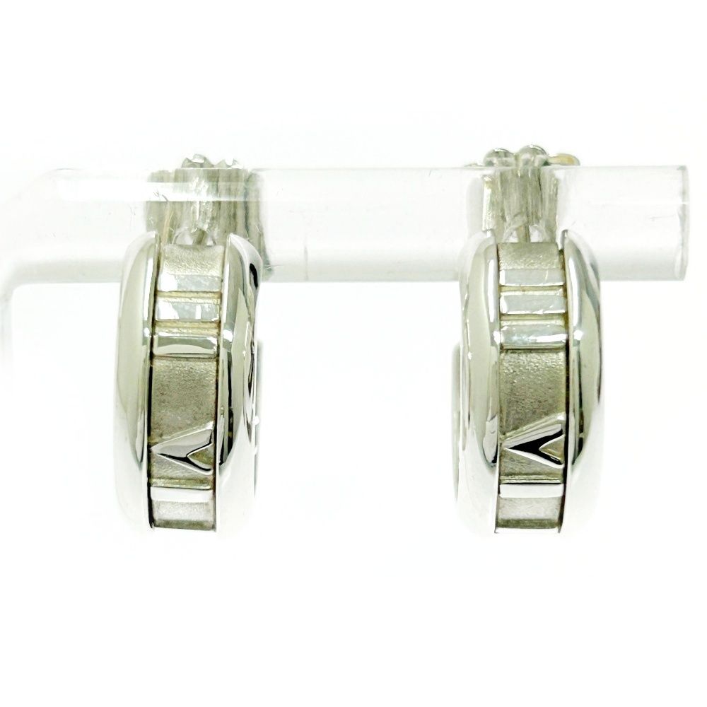 中古】TIFFANY&Co. ティファニー シルバー アトラス フープ ピアス 7.2