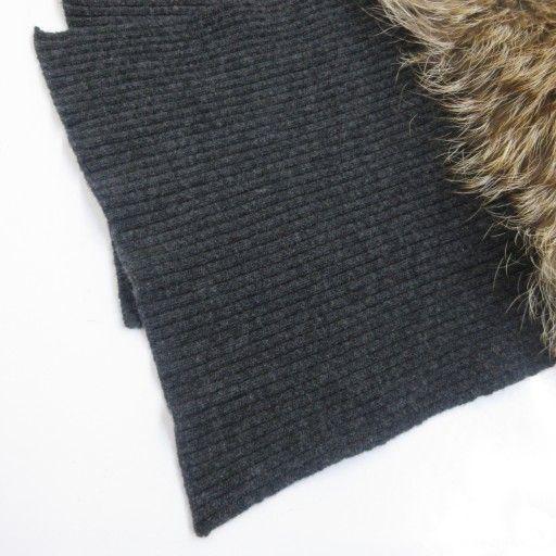 クロエ CHLOE フォックスファー ニット マフラー ストール ショール