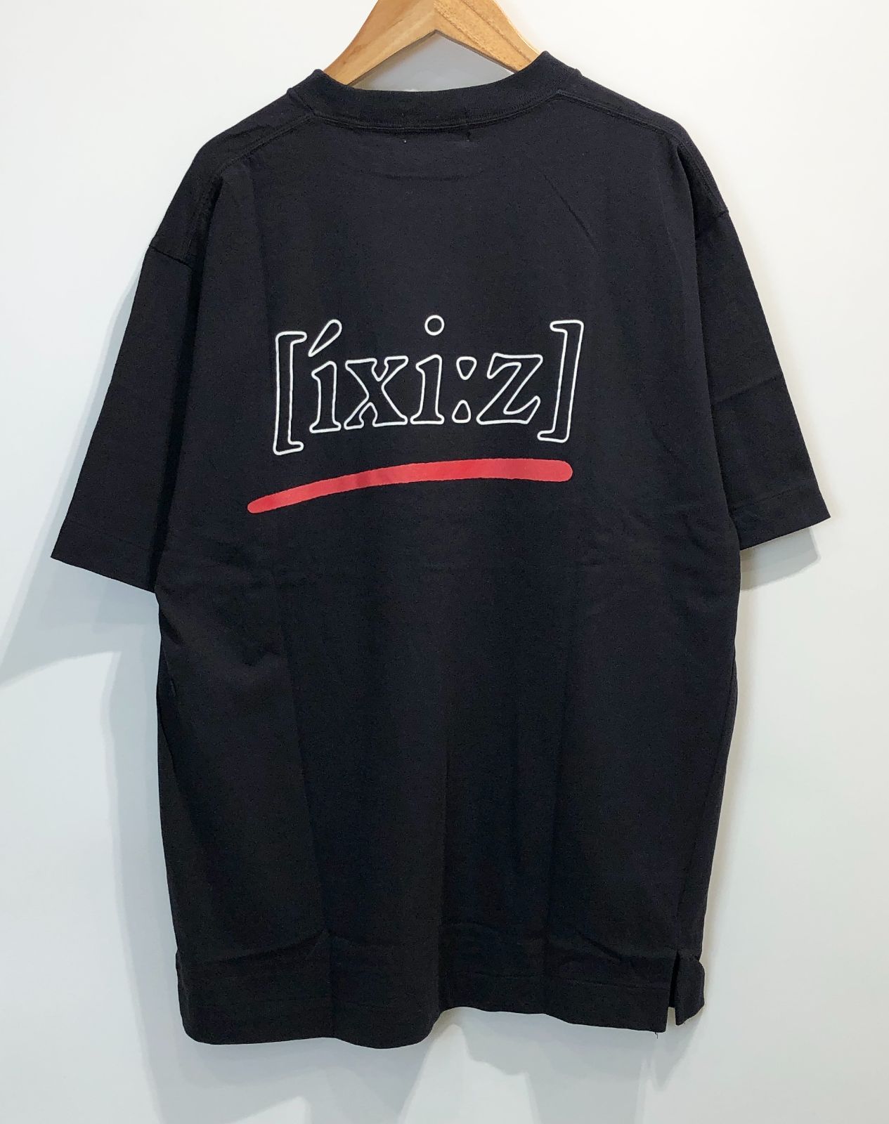 Unused, with tags】 ixi:z Individually Basic Crew Neck Logo Print