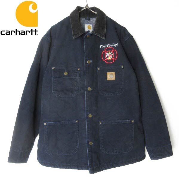 00s carhartt カーハート C02 MDT ミシガン チョアコート ネイビー系 L