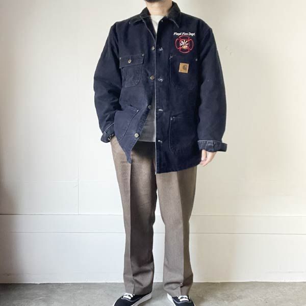 00s carhartt カーハート C02 MDT ミシガン チョアコート ネイビー系 L