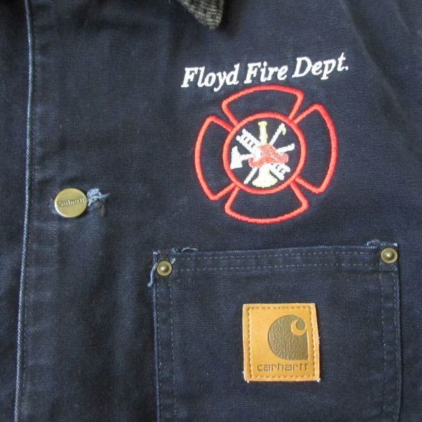 00s carhartt カーハート C02 MDT ミシガン チョアコート ネイビー系 L