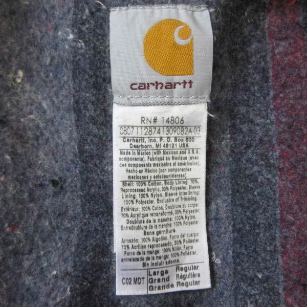 00s carhartt カーハート C02 MDT ミシガン チョアコート ネイビー系 L