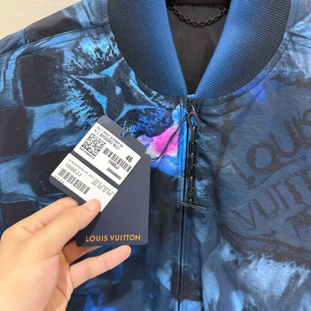 46size ルイヴィトン ソルト ダミエ ブルゾン ジャケット - メルカリ