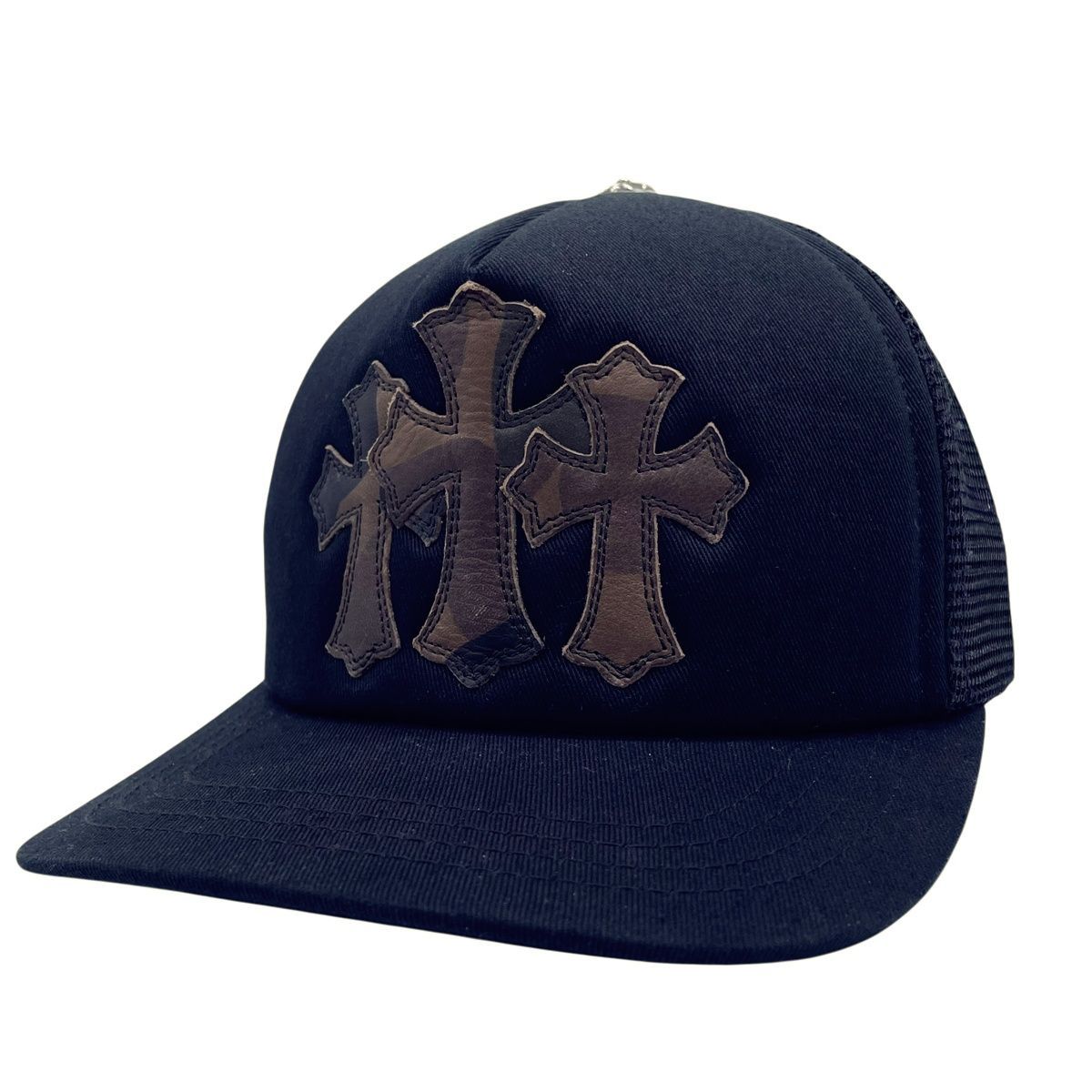 中古】 CHROME HEARTS クロムハーツ トラッカーキャップ 3セメタリー