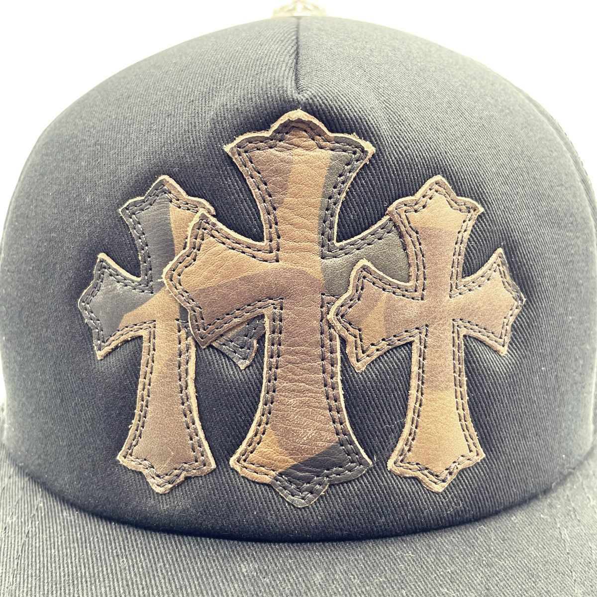 中古】 CHROME HEARTS クロムハーツ トラッカーキャップ 3セメタリー 