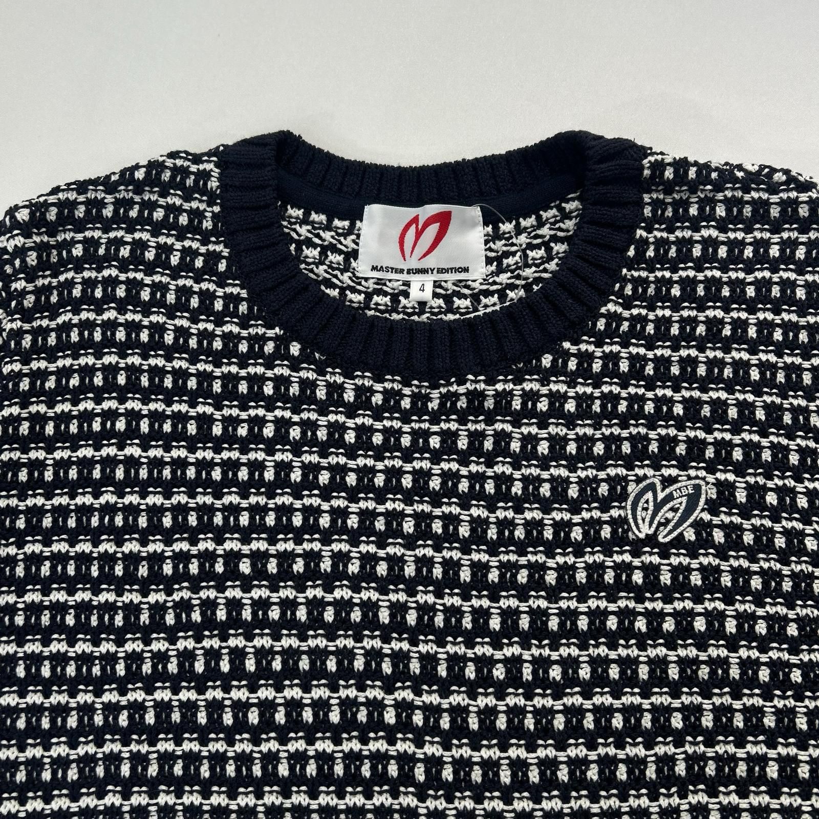 MASTER BUNNY EDITION セーター サイズ4 MASTER BUNNY EDITION セーター ニット 「MASTER EDITION」畔柄裏付き
