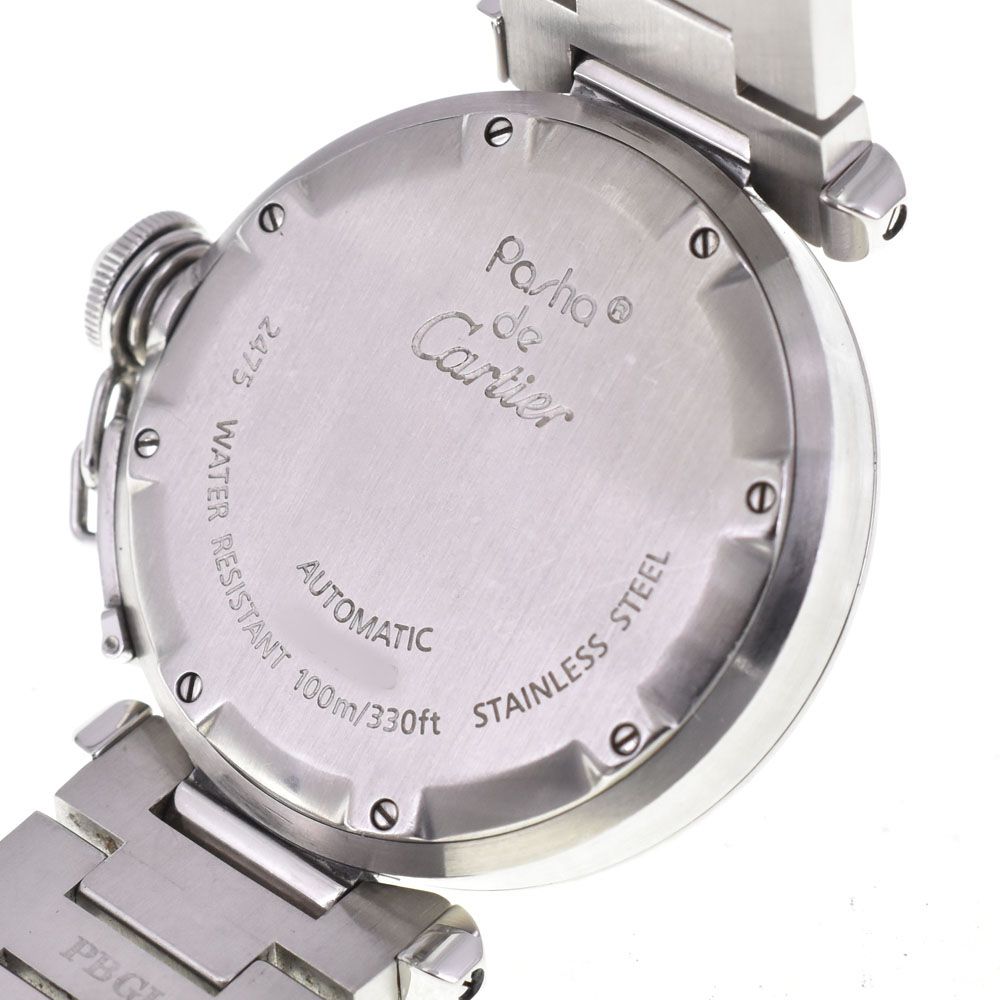 Cartier カルティエ パシャC ビッグデイト　W31044M7 中古)CARTIER カルティエ パシャC ビッグデイト ホワイト W31044M7