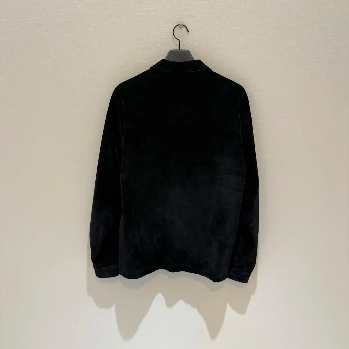 PRADA プラダ ベロア ベルベット テーラード ジャケット 46 M〜L相当 PRADA プラダ 長袖 シャツ ジャケット 23SS ベルベット トライアングル