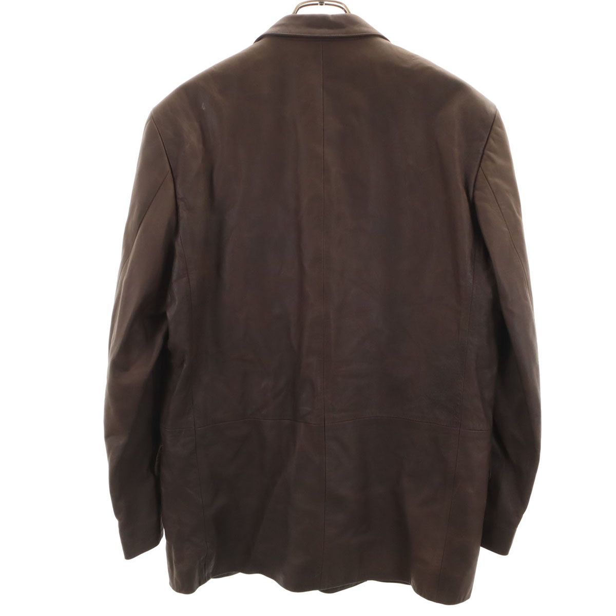 Papas パパス 日本製 レザージャケット M ブラウン メンズ 古着 - メルカリ