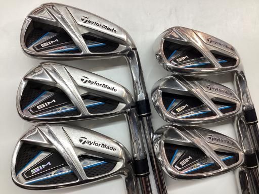 【レフティ】テーラーメイド　SIMMAX アイアンセット flexS 7本セット 左用 テーラーメイド 2021年 SIM2 MAX アイアンセット 7本 (#5-9,Pw,Aw